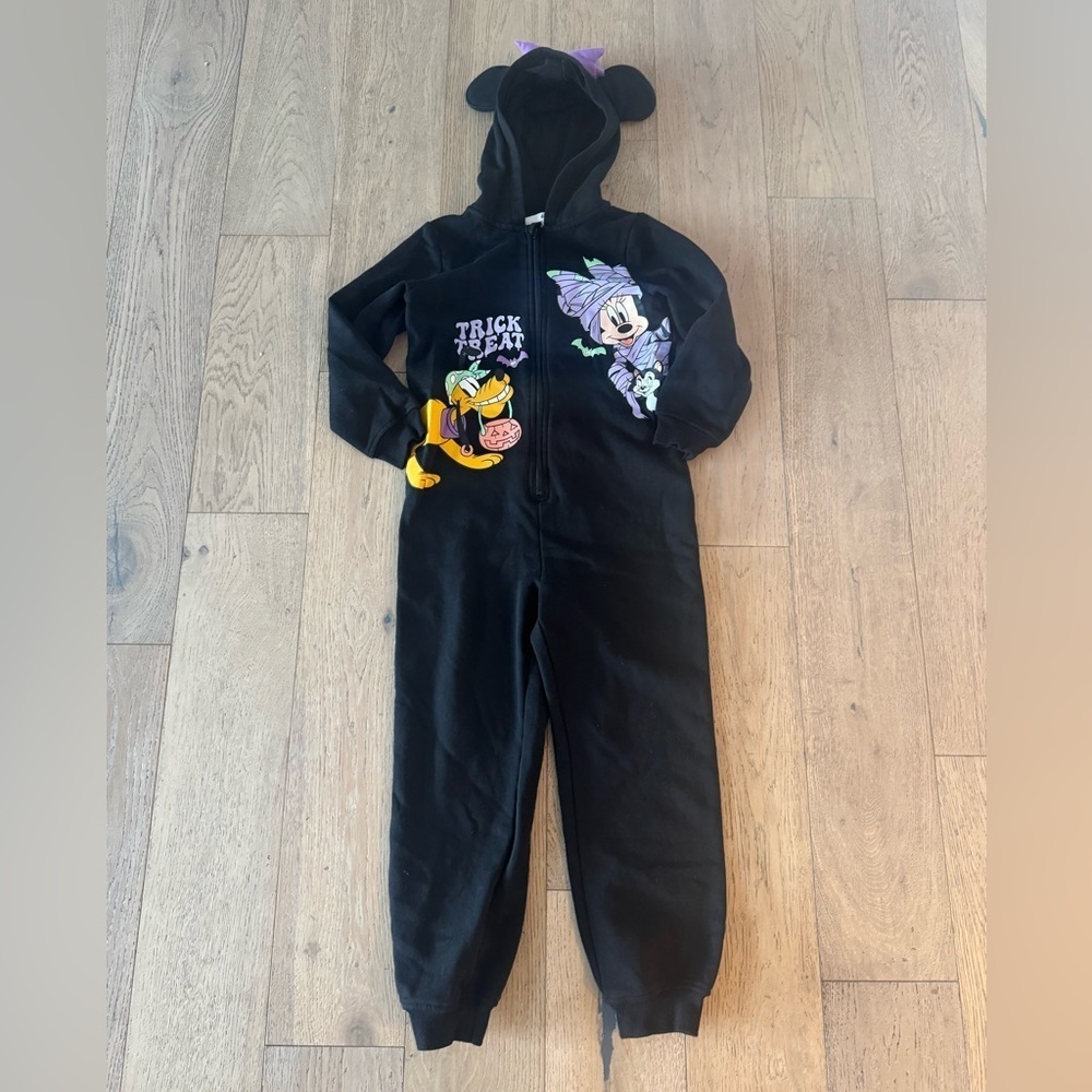 Mini Mouse H&M One Piece Halloween Sweats Black Size 6x/7